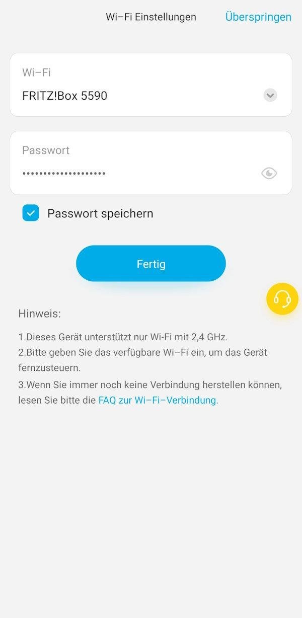 Govee Lichterkette Einrichtung Schritt 4