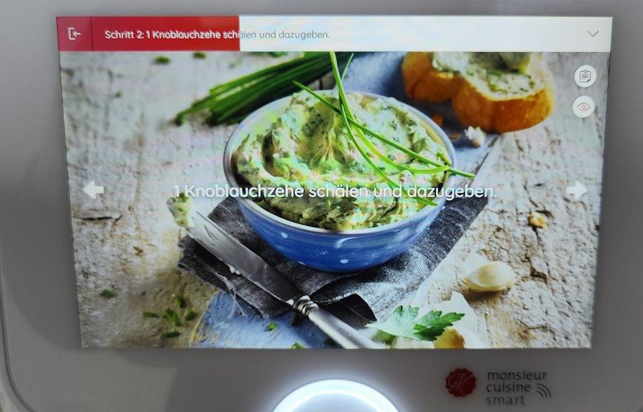 Monsieur Cuisine Smart Rezept Schritt 2