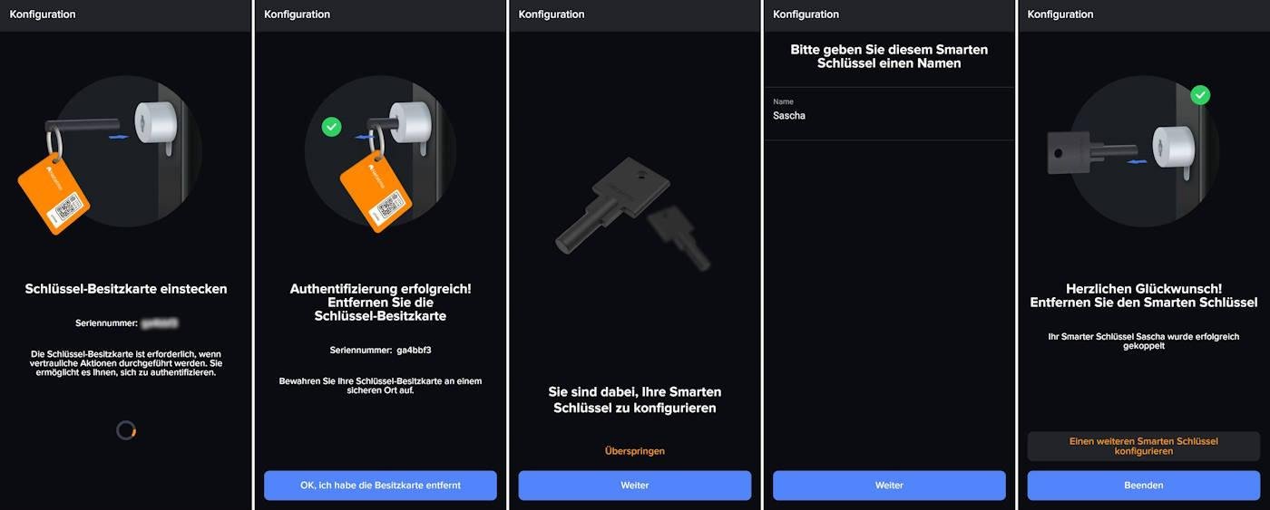 Schl&uuml;ssel mit Netatmo T&uuml;rschloss verbinden