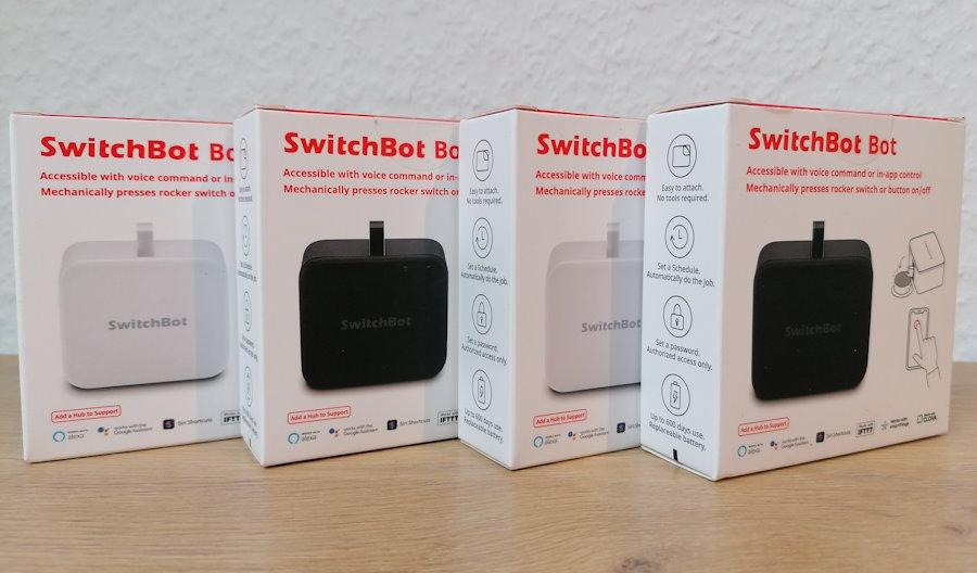 SwitchBot Bot-Smarter Kippschalter Verpackungen (wei&szlig;/schwarz)