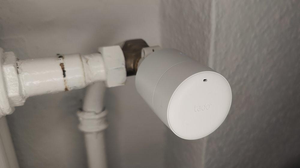 tado Thermostat angebracht