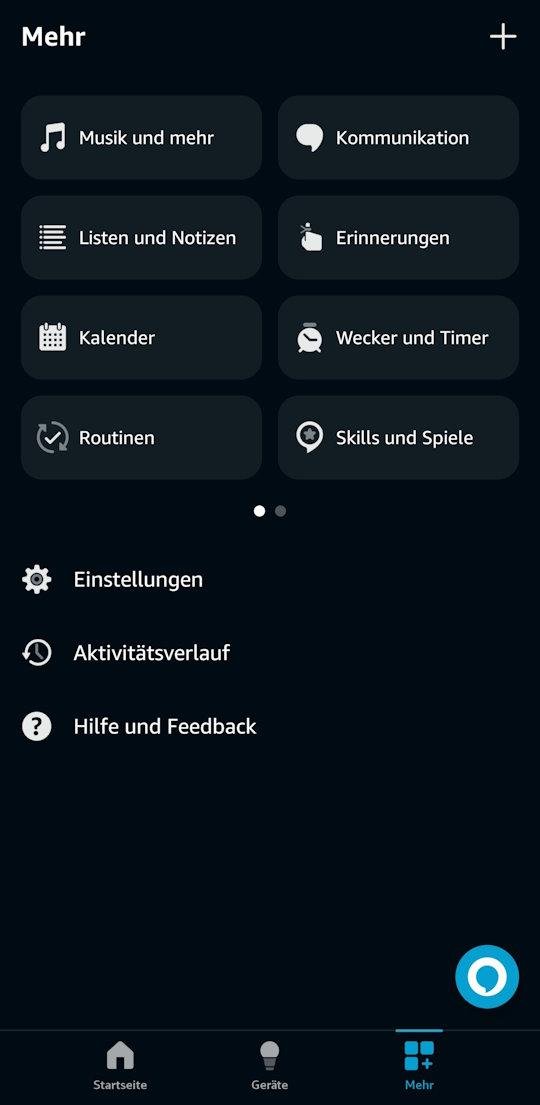 Warum leuchtet Alexa gelb?