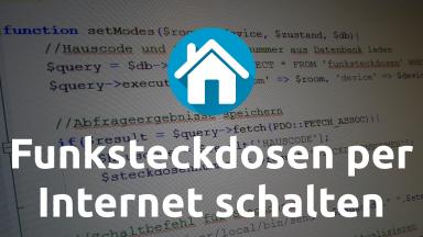 Funksteckdosen per Internet schalten