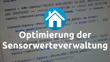 Optimierung der Sensorwerteverwaltung