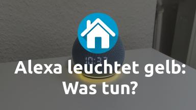 Alexa leuchtet gelb