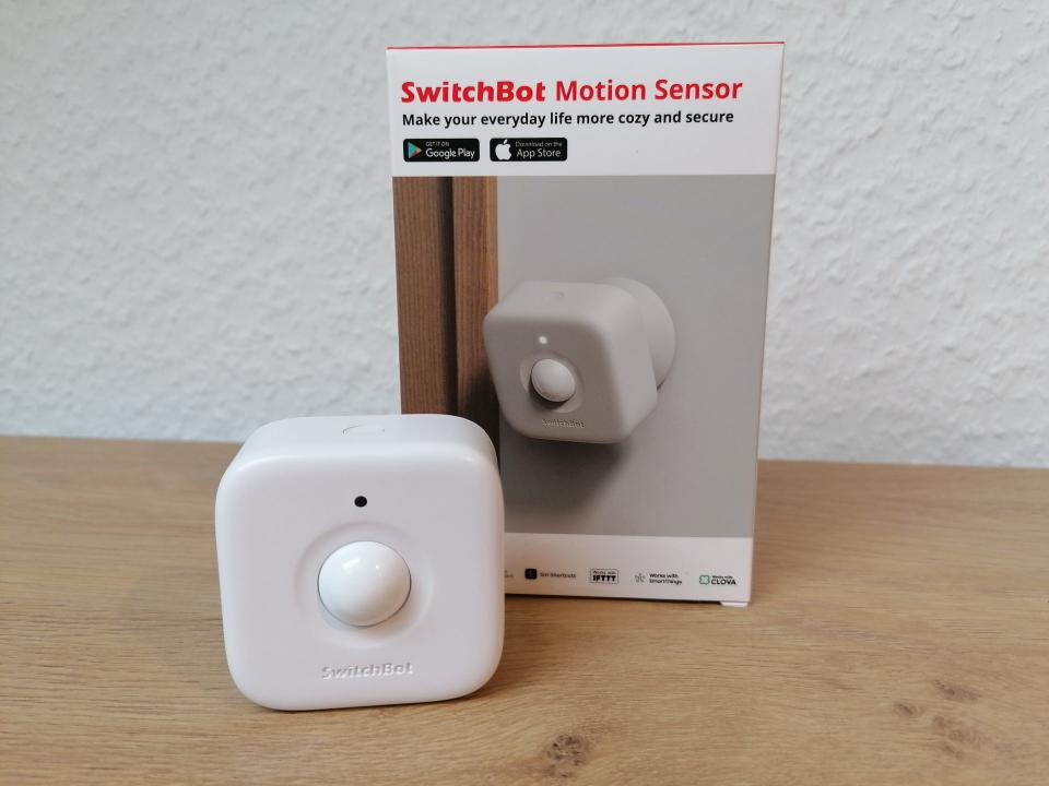 Der SwitchBot Bewegungsmelder.