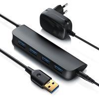 CSL - aktiver USB Hub 3.0 mit Netzteil 4 Port