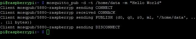Dann wird eine Nachricht gesendet.