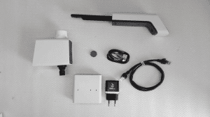 Das MIYO-Starterset besteht aus einem Cube, einem Ventil und einem Sensor.