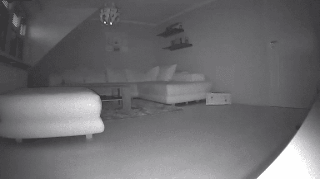 Smartfrog IP-Kamera im Nachtsichtmodus.