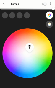 Die Steuerung über die Hue-App funktioniert problemlos.