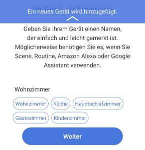 Kurz darauf ist dein Meross Thermostat einsatzbereit!