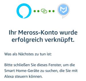 Anschließend verknüpfst du dein Konto.