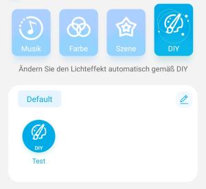 Im DIY-Modus erstellst du einfach eigene Szenen.